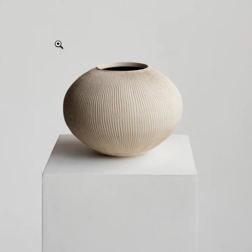 New Ceramicah Dune Vessel Stone